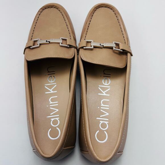 Women's Calvin Klein Light Brown Flat Loafer, Size 8M - Picture 8 of 10